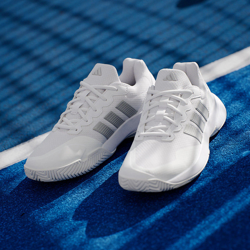 阿迪达斯女鞋2026春季新款GAMECOURT 2 W 舒适透气网球训练运动鞋,淘宝优惠券,粉丝福利购,淘宝优惠卷