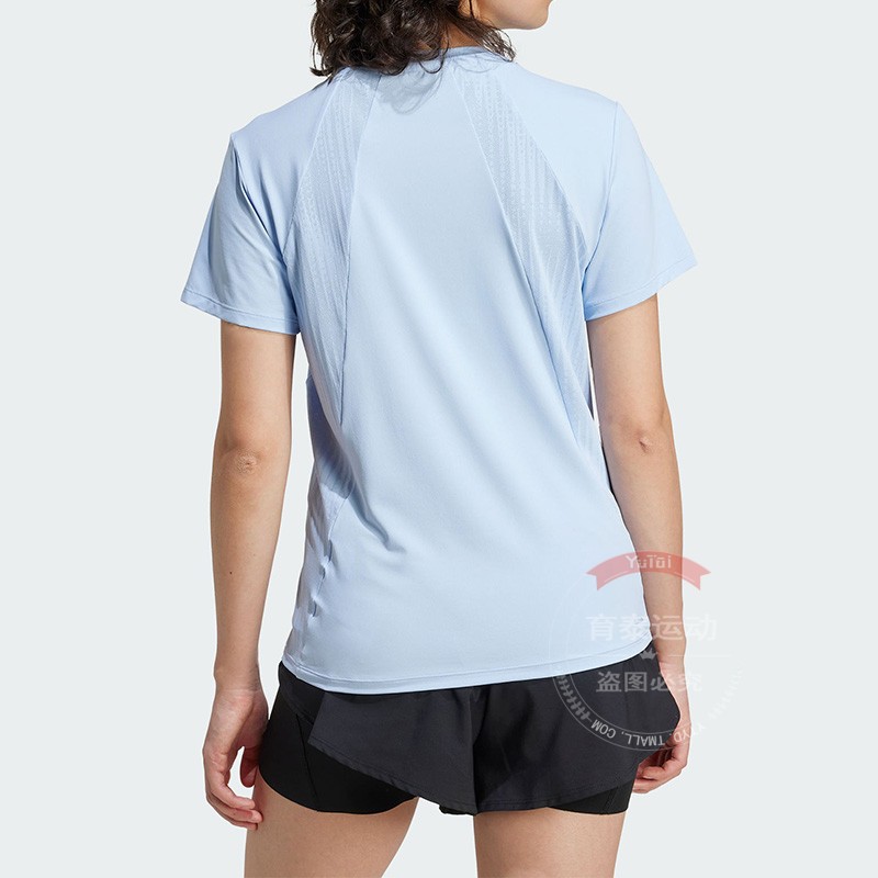 阿迪达斯女装2025夏季新款D4T INT T-SHIRT运动健身短袖T恤KB9927 - 图1