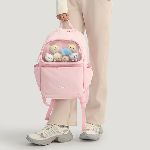 阿迪达斯双肩背包男包女包大容量运动旅行包学生书包电脑包KC0253 - 图2