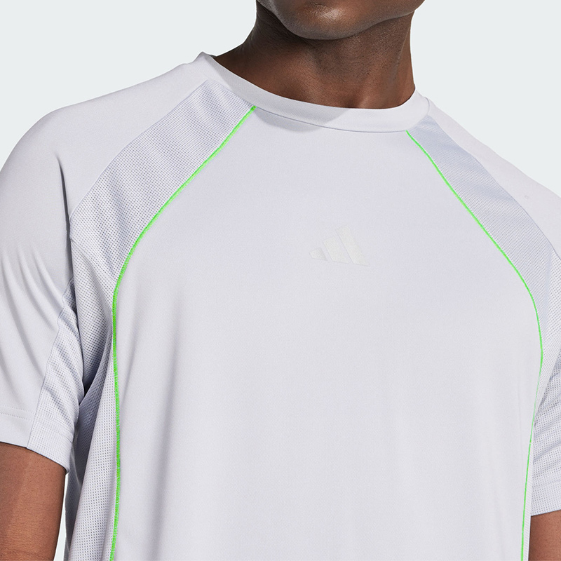 adidas阿迪达斯男装夏季新款TECH APP TEE 训练运动健身短袖T恤 - 图2