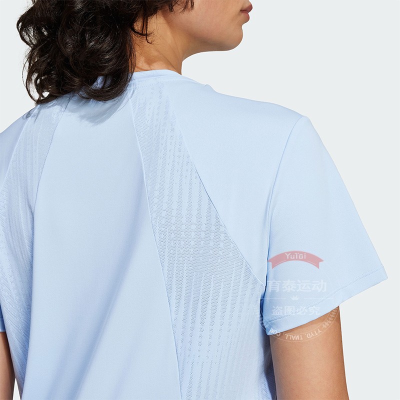 阿迪达斯女装2025夏季新款D4T INT T-SHIRT运动健身短袖T恤KB9927 - 图2