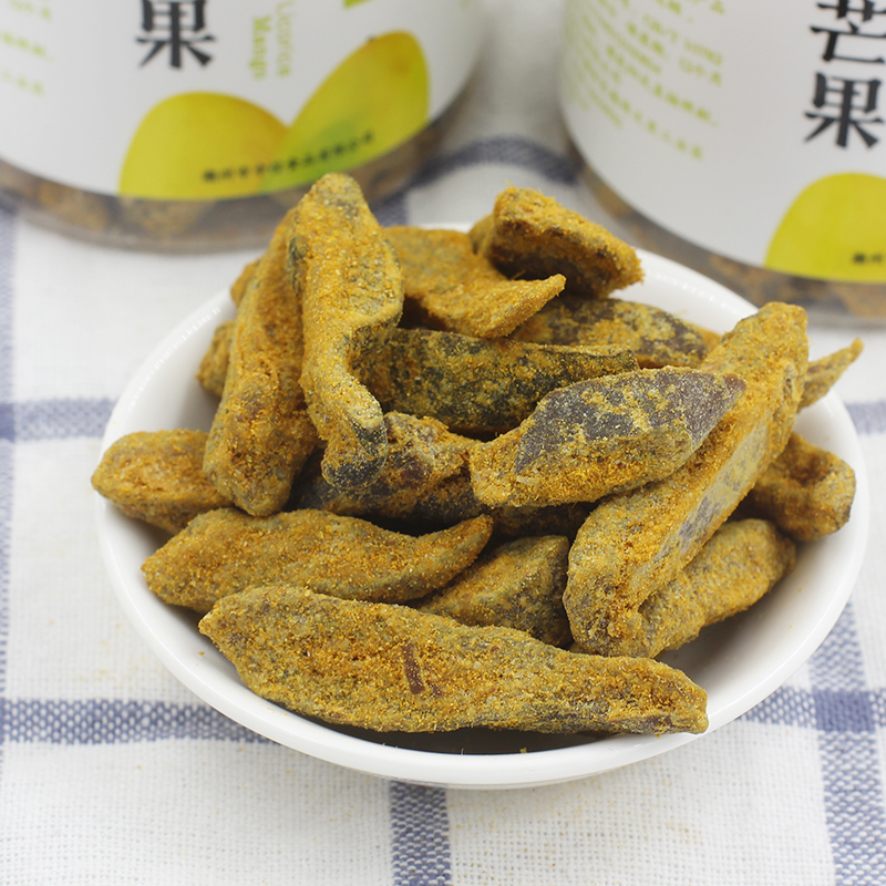 噶己人食品专营店佳信甘草芒果干108g*5瓶 九制芒果酸甜美味 休闲馋嘴零食蜜饯果干1