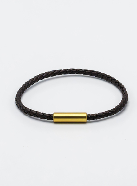 磁吸扣皮绳可穿转运珠