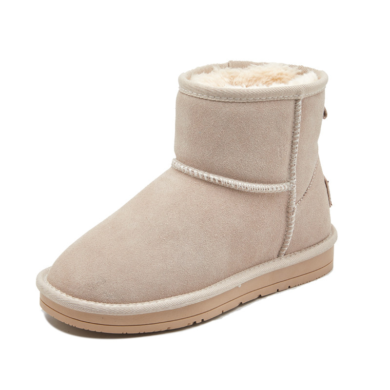 内增高雪地靴女士2025冬季新款厚底加绒加厚保暖棉鞋短筒面包鞋,淘宝优惠券,粉丝福利购,淘宝优惠卷
