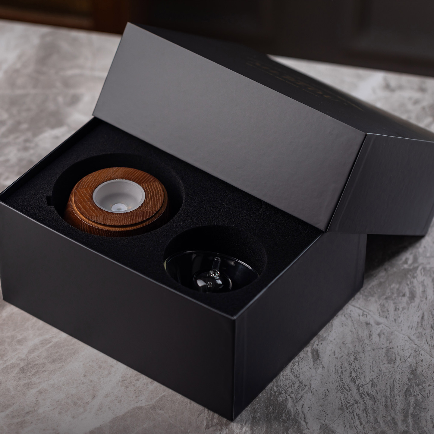 Mlblou空谷桌面香薰机卧室无水雾化扩香机实木复古冷香仪礼盒礼物,淘宝优惠券,粉丝福利购,淘宝优惠卷