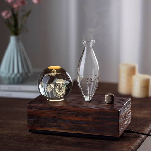 复古水晶球香薰机精油扩散器氛围感香氛冷香仪高级小众生日礼物 - 图0