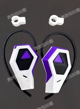 无畏契约壹决cos壹绝道具耳机瓦洛兰特3d打印挂耳同款