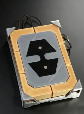 三角洲行动4C磁吸钥匙扣3D模型