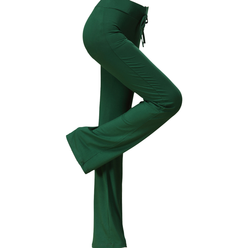 瑜伽裤女宽松直筒长裤子 夏季薄款阔腿瑜珈裤