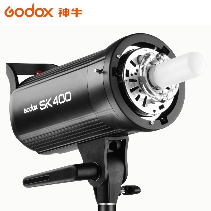 Godox神牛摄影灯SK400II二代 升级版四代摄影闪光灯400W专业影棚套装 人像儿童静物家具拍照不锈钢拍摄影室灯 - 图2