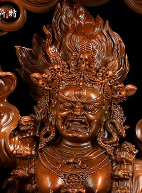 吉祥天母铜像家居摆件10寸