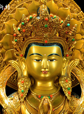 欧斯特文殊师利铜像摆件