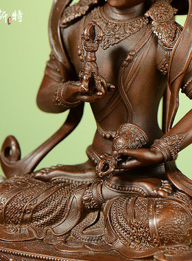 全鎏金金刚萨垛铜像摆件