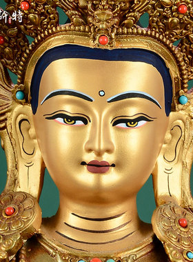 桌面铜像摆件全鎏金工艺欧斯特