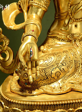 全鎏金白度母欧斯特铜像