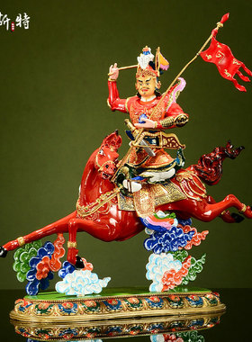 欧斯特铜彩绘七寸铜像手工上色