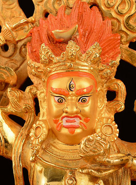 欧斯特吉祥天母铜像家居摆件10寸