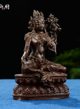 欧斯特铜鎏金古色做旧桌面摆件