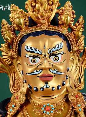 桌面铜像摆件全鎏金工艺欧斯特