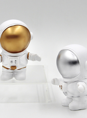 树脂可爱风ins宇航员摆件装饰品