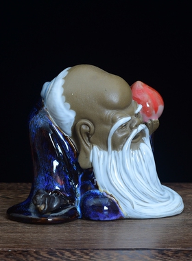 南极仙翁陶瓷雕塑生日寿星公