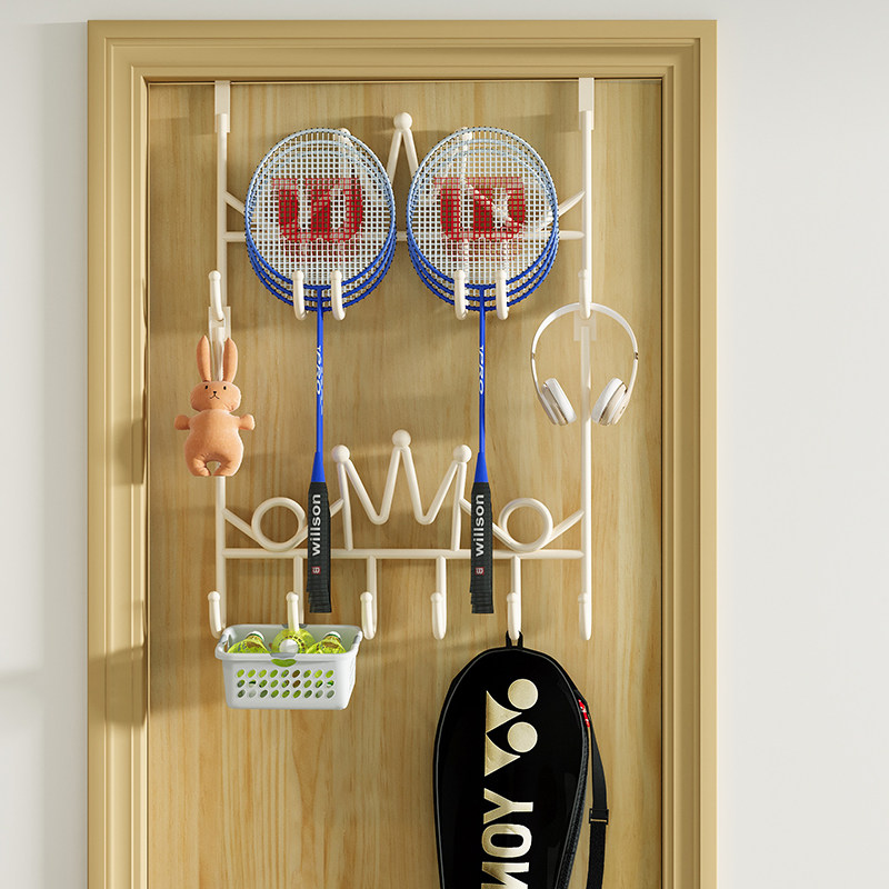 门后挂钩挂衣架门上衣服包包收纳门口挂架挂衣钩羽毛球拍运动用品,淘宝优惠券,粉丝福利购,淘宝优惠卷