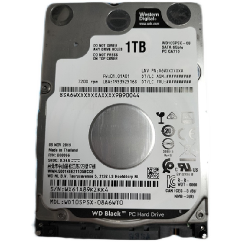 /WD10SPSX垂直超薄7200转SATA1TB - 图2