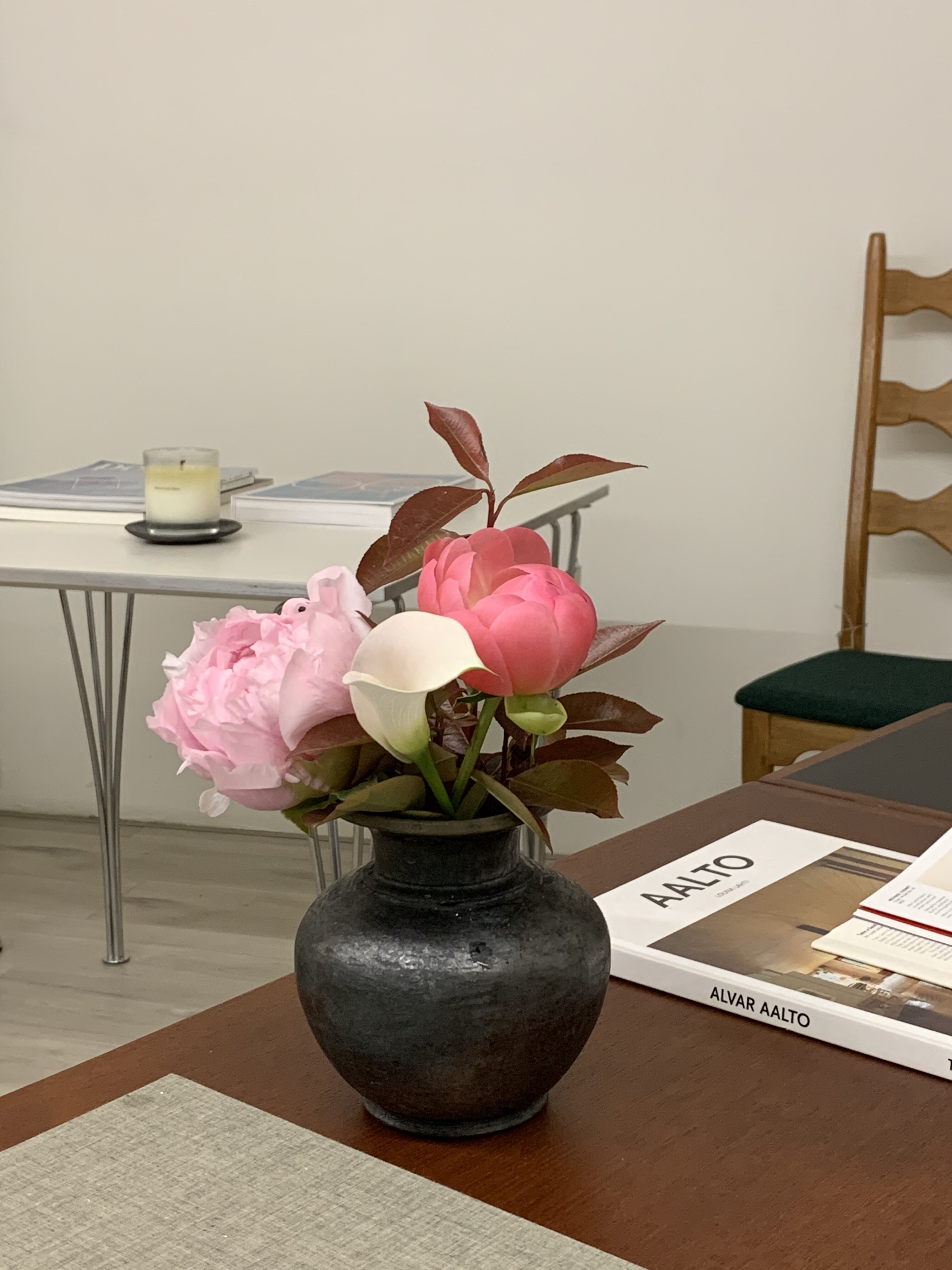 Paseo｜现货 藏区黑陶圆肚花瓶 花瓶花器百搭手工装饰禅意花瓶