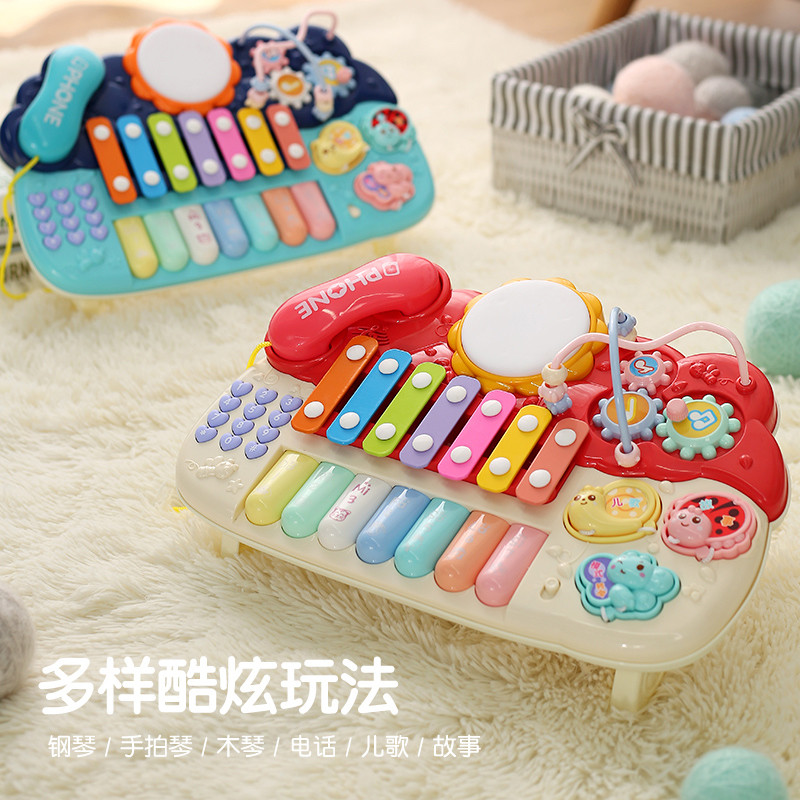 初学者玩具多功能宝宝小钢琴电子琴 活石电子琴玩具/儿童电子琴