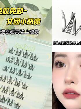 免胶免卸小雏菊假睫毛初学者女团