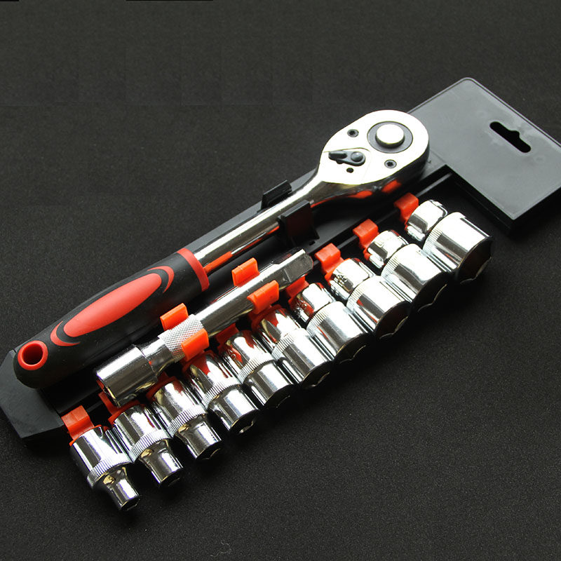 大飞套筒扳手卸轮胎扳手汽车维修工具箱10件套装自驾游救援工具,淘宝优惠券,粉丝福利购,淘宝优惠卷