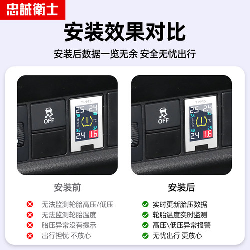 忠诚卫士适用于本田缤智XRV飞度锋范凌派原厂实时胎压监测器内置 - 图1