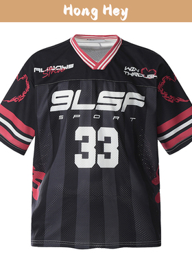 2026新款时尚男女球衣V领运动T恤