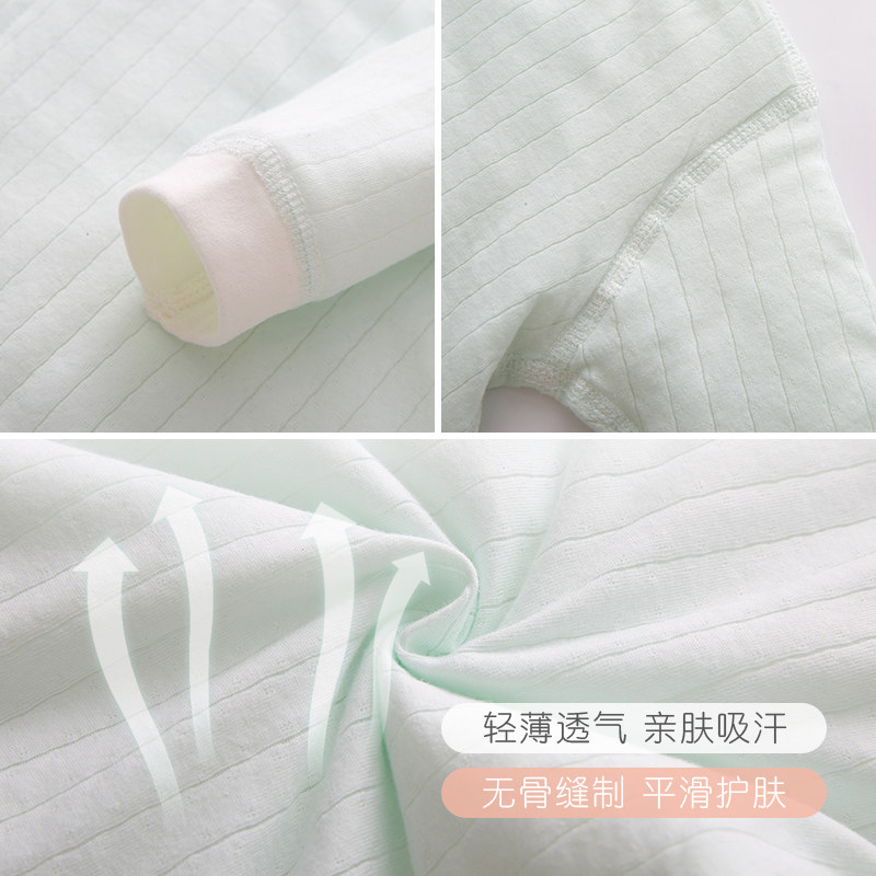 婴儿秋冬连体衣纯棉三层夹棉打底衫 健康快车连身衣/爬服/哈衣