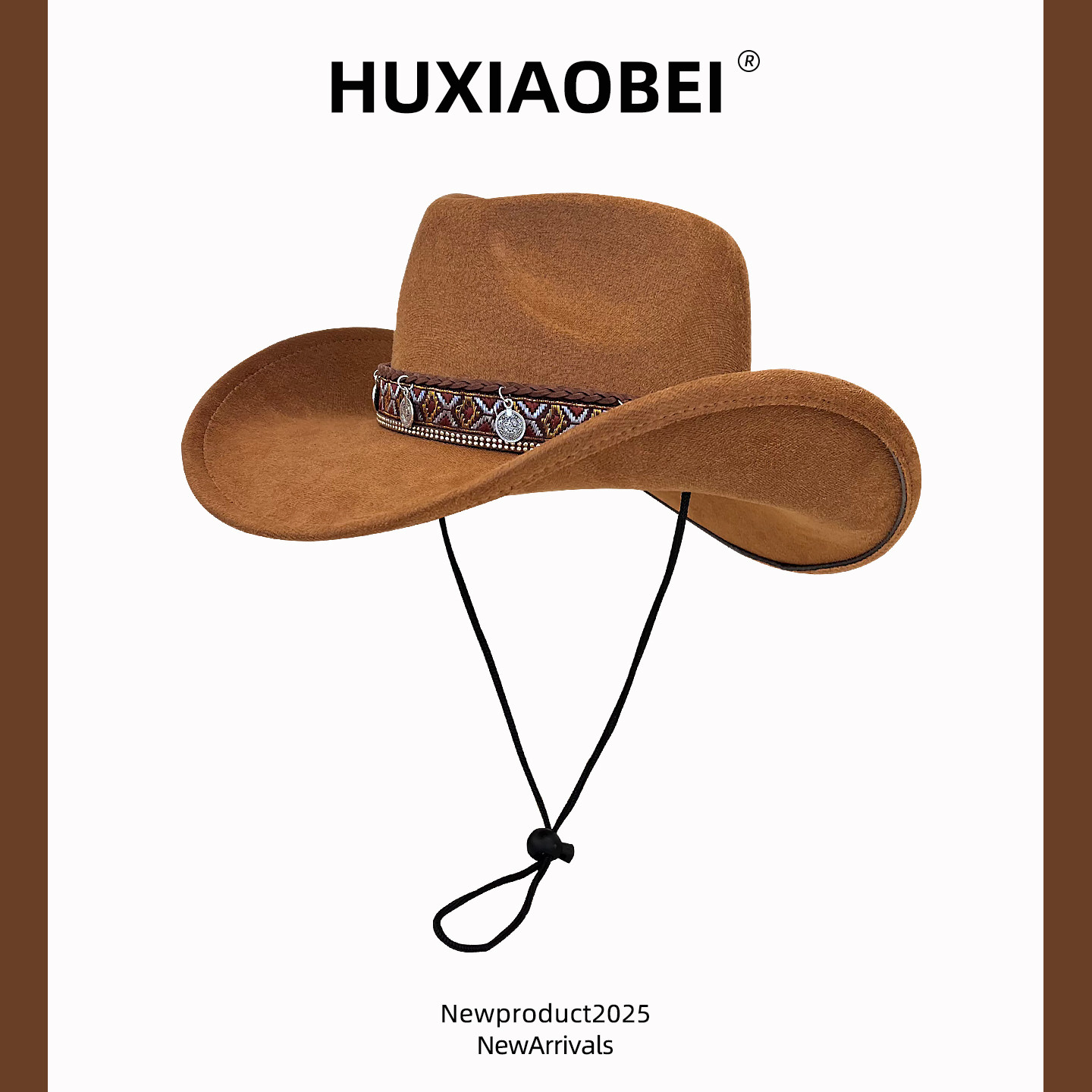 美式复古西部牛仔帽女春夏川藏旅游遮阳防晒爵士帽大檐英伦骑士帽,淘宝优惠券,粉丝福利购,淘宝优惠卷