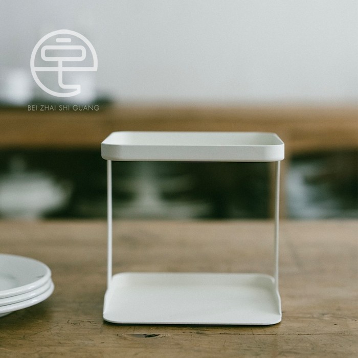 日本marna调料架厨房台面调味瓶储物罐置物架家用佐料盒收纳架子 - 图0