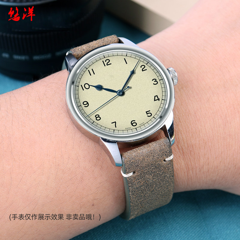 浪琴小雀斑经典复刻19mm柔软手表带 悠洋配件