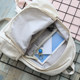 Casual simple women's backpack college student bag
