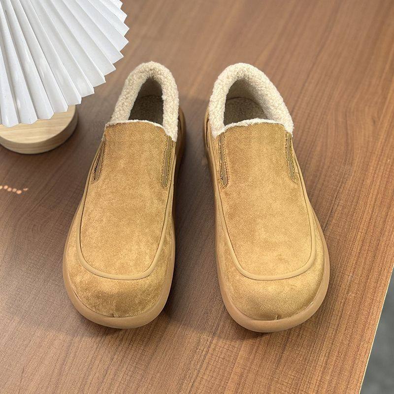 冬季加绒保暖一脚蹬雪地靴男全包勃肯鞋小土豆休闲乐福鞋加厚棉鞋,淘宝优惠券,粉丝福利购,淘宝优惠卷