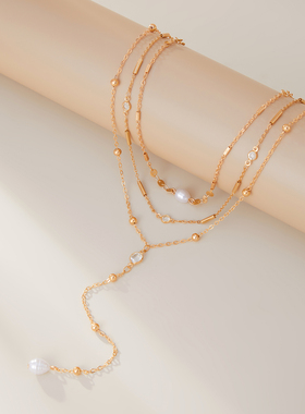 欧美时尚个性小众设计感女项链