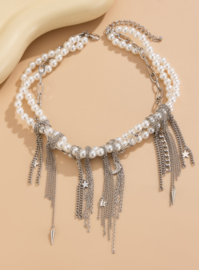 欧美跨境饰品夸张金属铆钉十字架