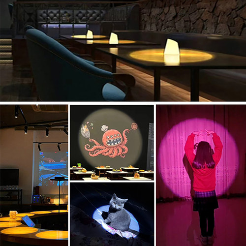 剧本杀演绎led聚光灯ktv酒吧餐厅小舞台舞蹈室追光圆光圈七彩射灯 - 图1