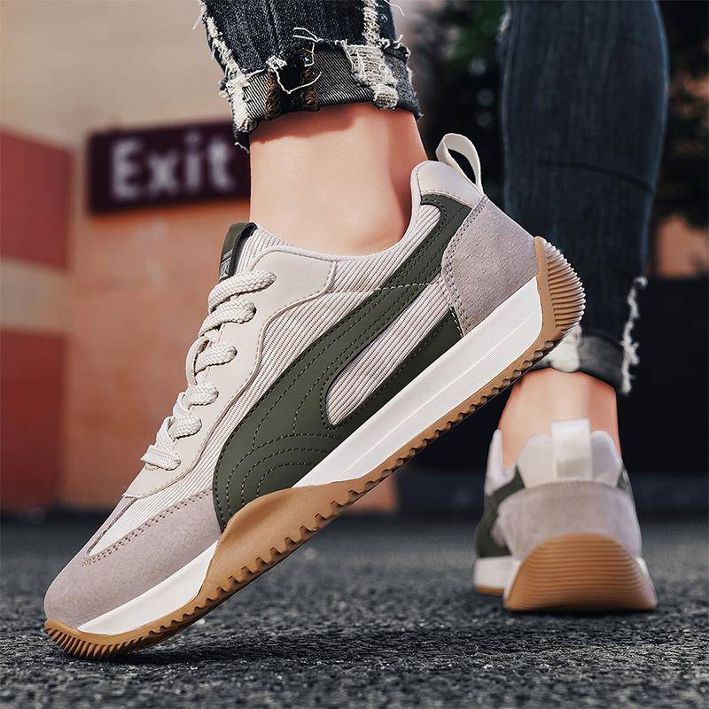 男鞋秋季2025新款网面透气休闲百搭运动板鞋学生软底防滑轻便潮鞋 - 图2