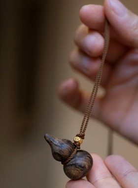 小红书同款博主推荐沉香葫芦项链