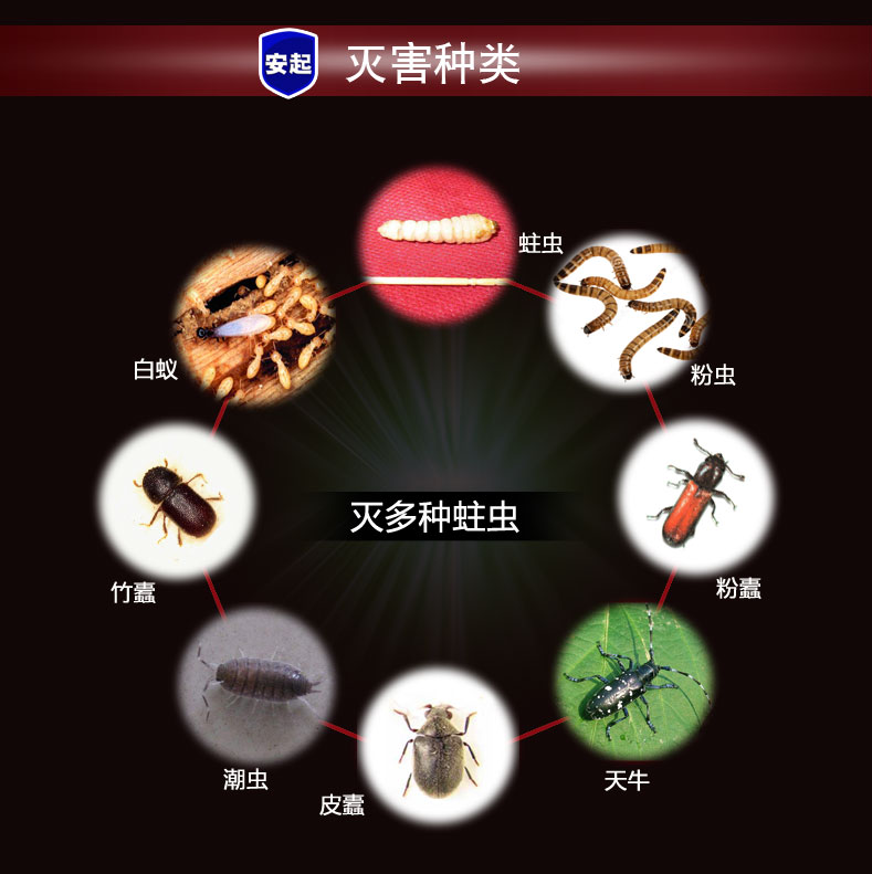 安起灭蛀虫药虫粉实木地板复合喷雾 泓聚家居灭鼠/杀虫剂