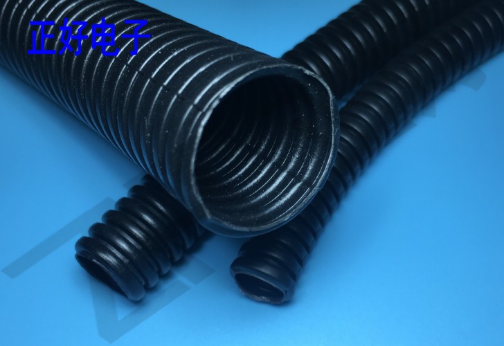 PE塑料PP阻燃料波纹管蛇皮管套线管 AD波纹管软管黑色AD7.5至AD54 - 图0
