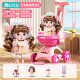 Stroller doll simulation ຂອງເດັກນ້ອຍຫຼິ້ນ toy ເຮືອນ