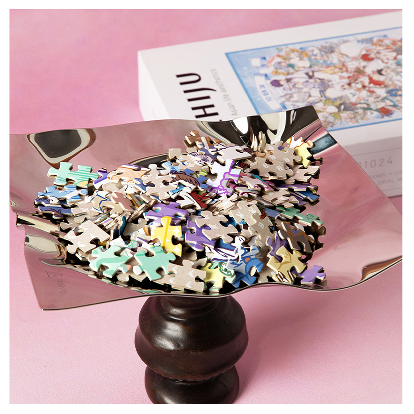 纸居良品非人哉拼图1000片卡通动漫益智解压拼装玩具春日雅集正版,淘宝优惠券,粉丝福利购,淘宝优惠卷