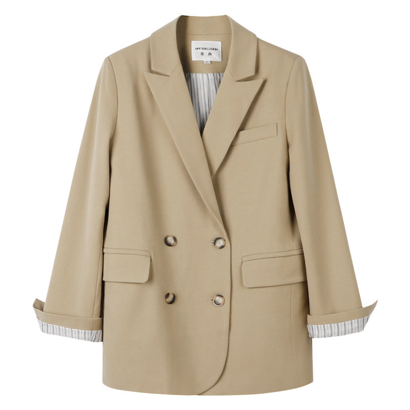 外套2021新款春秋季气质宽松小西服 素典西装