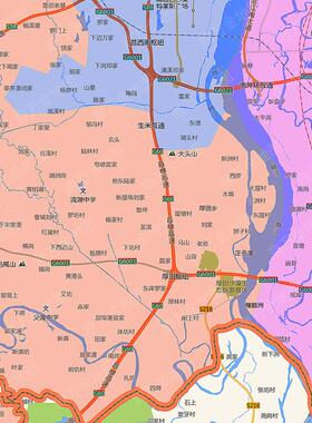 今年新南昌市地图行政交通线路分布防水贴图街道定制城区